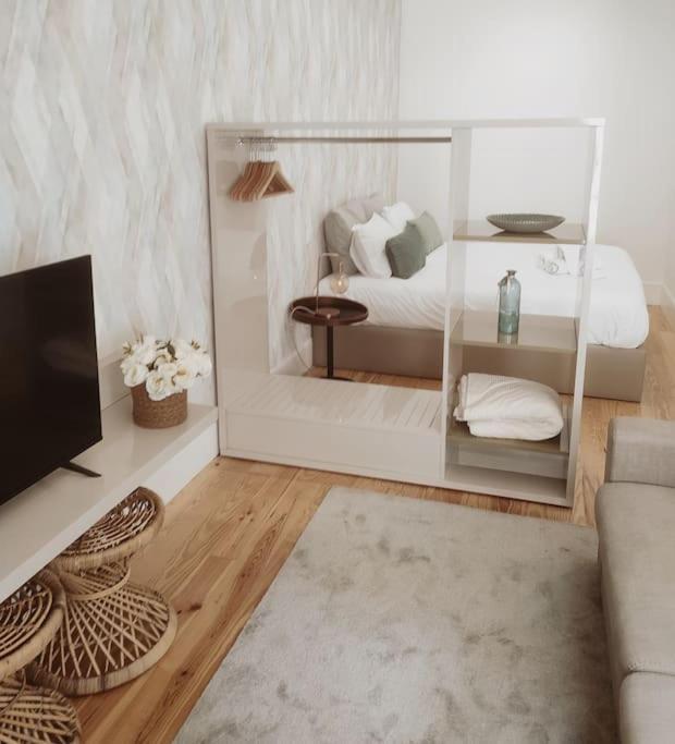 Sweet Porto Downtown Loft With Balcony Apartment Bagian luar foto