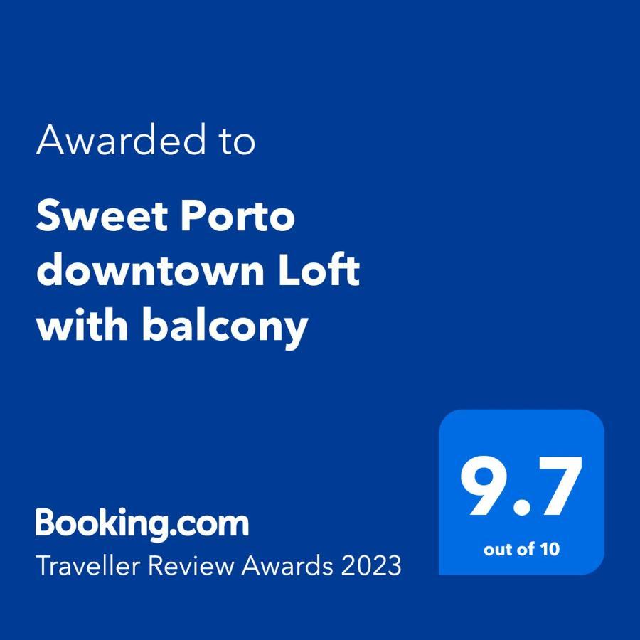 Sweet Porto Downtown Loft With Balcony Apartment Bagian luar foto